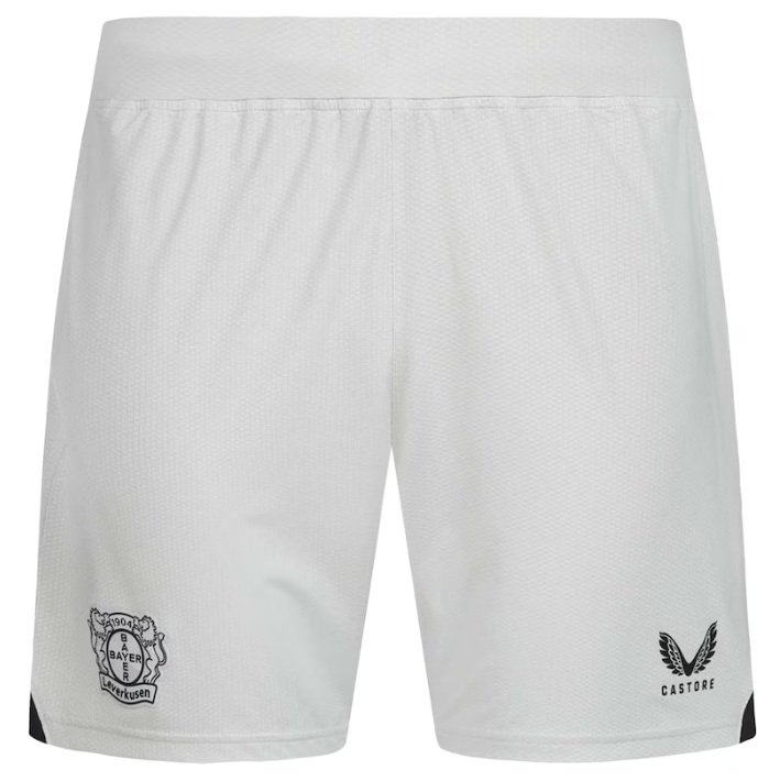 Calção II Bayer Leverkusen 2023 2024 Castore oficial 
